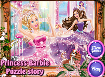 Puzzle cu Barbie