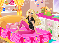 Barbie decoreaza dormitorul