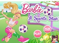 Barbie joaca fotbal