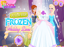 Anna si Elsa fac rochii de mireasa