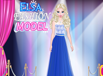 Elsa model pentru revista