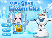 Olaf ajuta la salvarea Elsei
