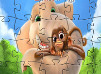 Puzzle cu Munki si Trunk