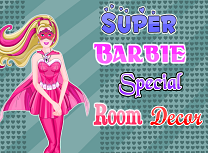 Super Barbie decoreaza camera