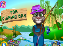 Tom merge la pescuit